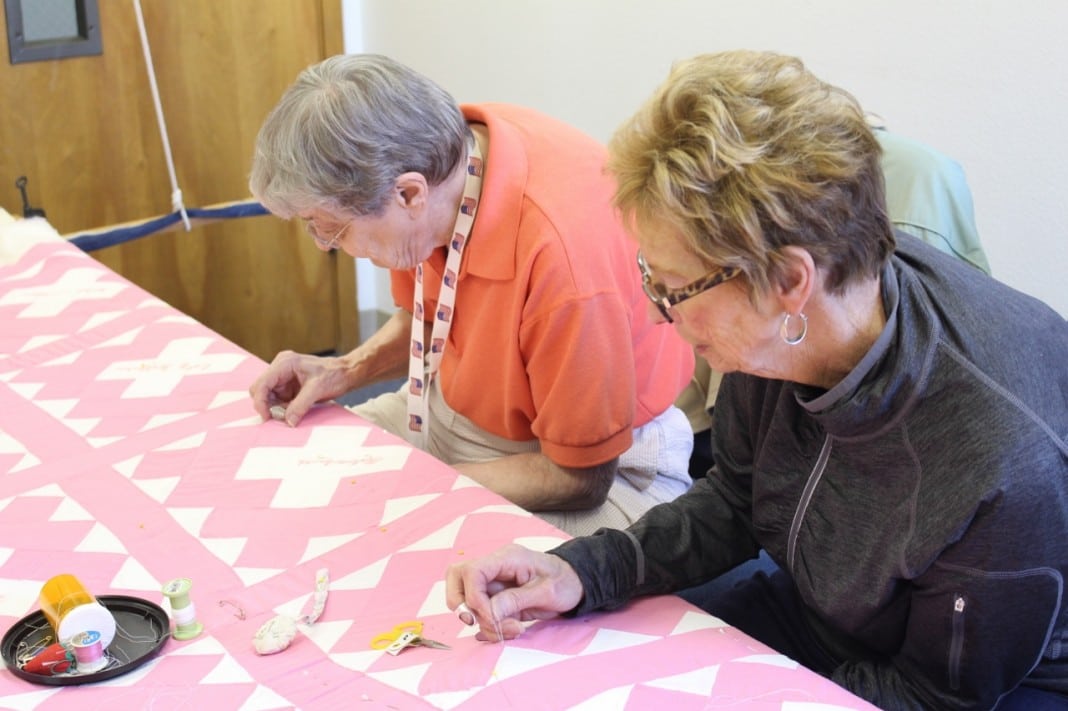 hand quilting group