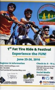 1st  Fat Tire Ride & Festival @ Willapa Hills Trail Chehalis-Pe Ell | Washington | United States