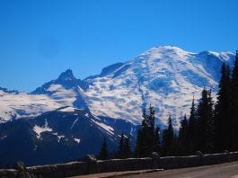 Sunrise at Mt Rainier
