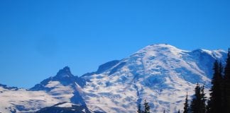 Sunrise at Mt Rainier