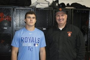 Aliff pictured with Centralia football coach Matt Whitmire. Photo credit: Grant Clark.