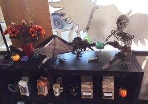 Coffee shelves
