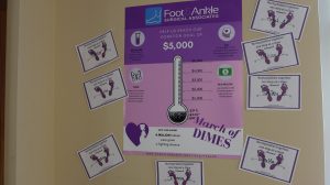 March for Babies Donation Wall