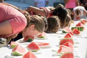 Watermelon eating contest