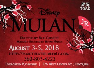 Mulan Jr Theater Summer Camp @ The Evergreen Playhouse