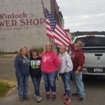 Small Acts of Kindness in Winlock-Flags in Downtown Winlock Small Acts of Kindess