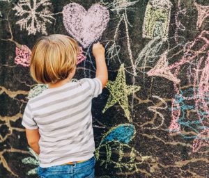Giant Chalk Castle @ Hands On Children's Museum