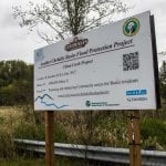 Flood and Salmon Protection Sign