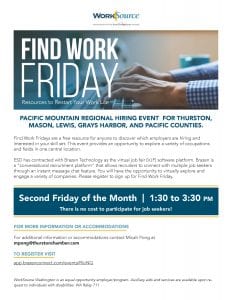 Find Work Friday - Virtual Hiring Event