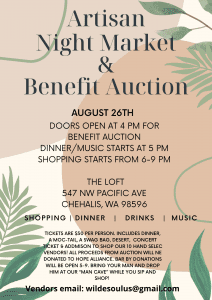 Artisan Night Market at Benefit Auction for Hope Alliance @ The Loft