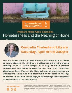 Homelessness and the Meaning of Home @ Centralia Timberland Library Meeting Room