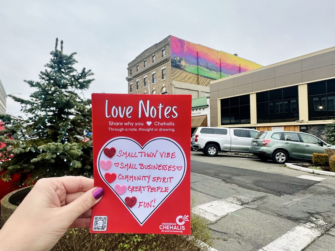 Downtown Chehalis Love Notes
